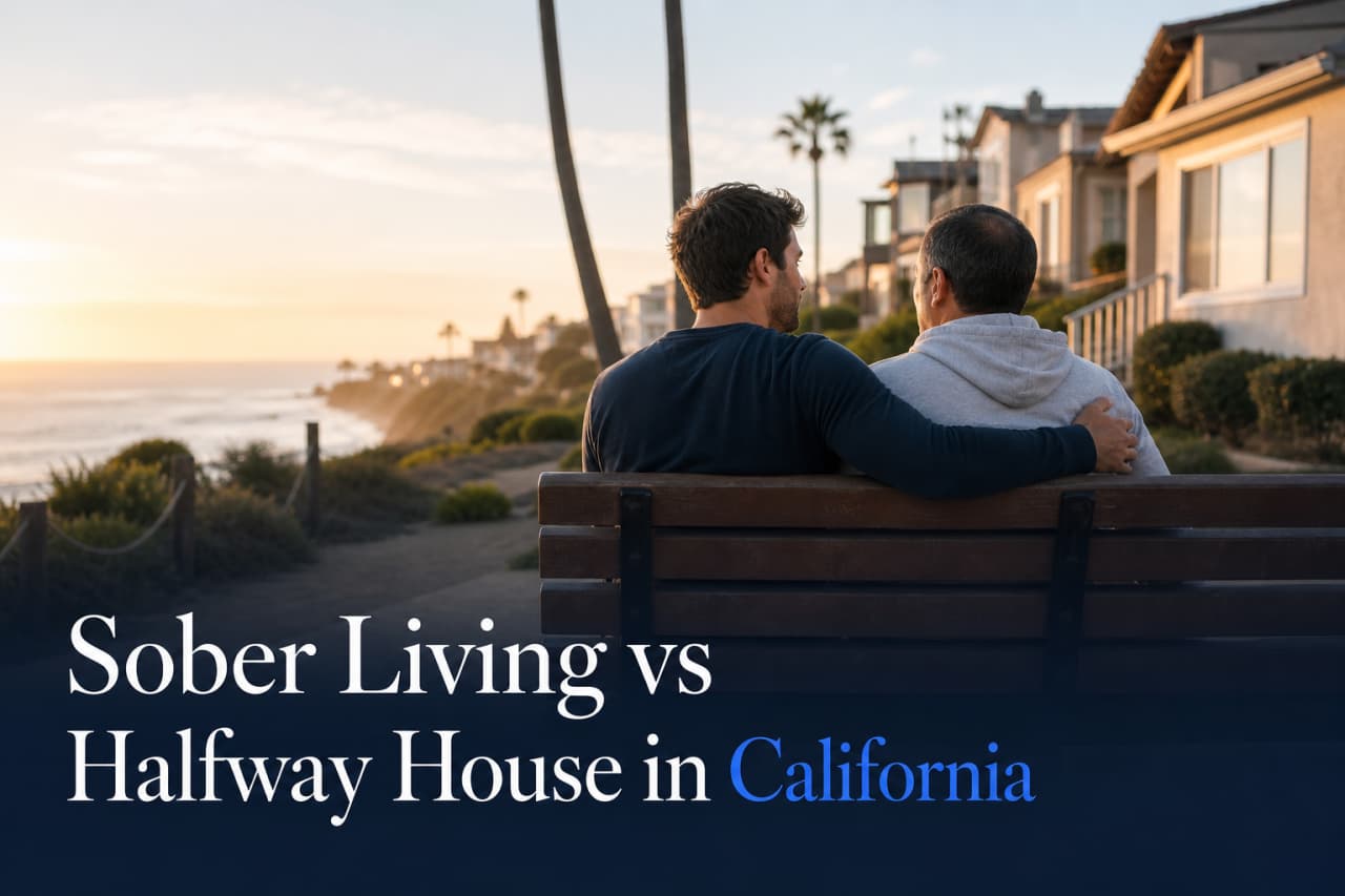 Sober Living vs Halfway House in California